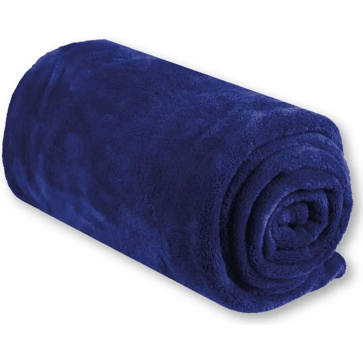 Babydecke Krabbeldecke Schmusedecke Kuscheldecke für Kleinkinder, flauschig weich nach ÖKO-TEX Standard 100 in vielen verschiedenen Ausführungen verfügbar in vielen Grüßen und Farben (ca. 70x100 cm / blau - mittelblau)