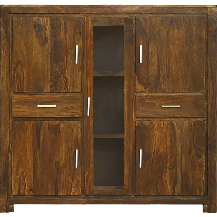 Highboard Sheesham 145x42x140 life honey lackiert METRO LIFE #107
