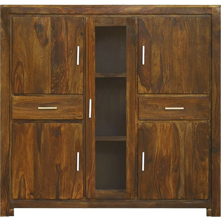 Highboard Sheesham 145x42x140 life honey lackiert METRO LIFE #107 – Bild 1