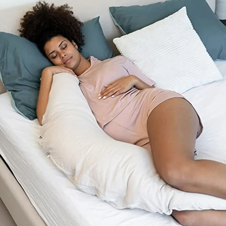 Doomoo Comfy Big Tetra Stillkissenbezug Almond Bei – Bild 3
