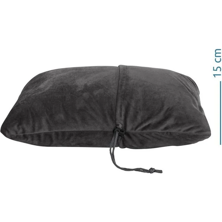 yourGEAR Visko-Kissen yourGEAR Memory Foam Reisekissen - komprimierbares Outdoor Kissen 40 x 26 x 15 cm mit Visco-Schaumflocken & Velour Bezug – Bild 4