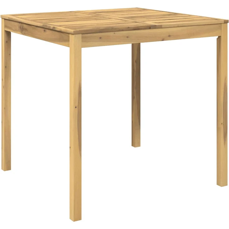 vidaXL Gartenbar-Tisch LAREN Weiß gewaschen 110 x 108,5 x 105 cm 901722 – Bild 2