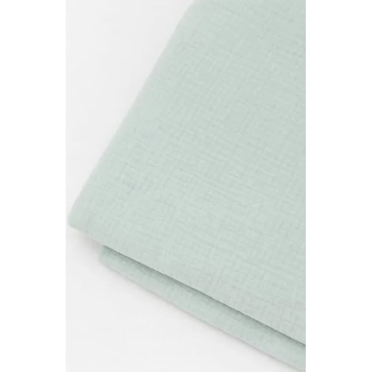 Wickelauflagenbezug 100% Baumwolle Musselin Bezug für Wickelauflage 85x75 und 75x75 cm – weicher Wickeauflagenüberzug, atmungsaktiv & waschbar MINT – Bild 7
