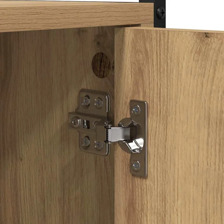 vidaXL Waschmaschinen-Schrank Artisan-Eiche 68 x 48,5 x 194 cm 871368 – Bild 8
