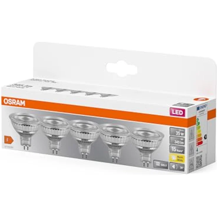 OSRAM LED-Reflektor GU5.3, 3,8W, 2700K, 36°, 5er-Pack – Bild 4