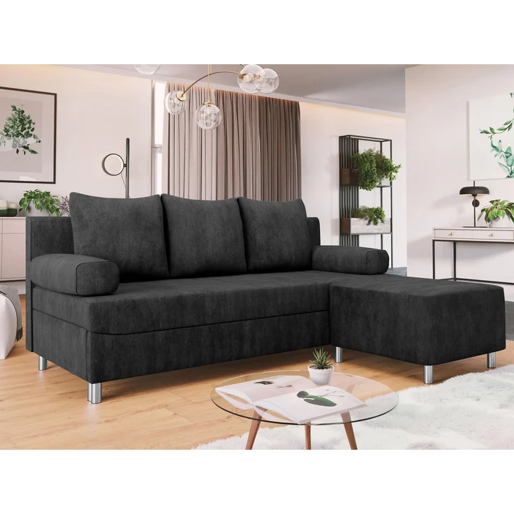Schlafsofa Dover (Sofa mit Polsterhocker, Farbe: Margo 227.09) – Bild 2