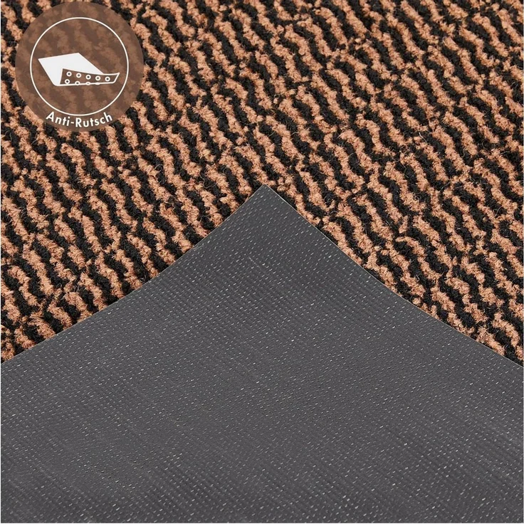 Andiamo Fußmatte Easy, Made in Netherlands, rechteckig, Höhe: 5 mm, Schmutzfangmatte, rutschhemmend, Innen- und überdachten Außenbereich – Bild 4