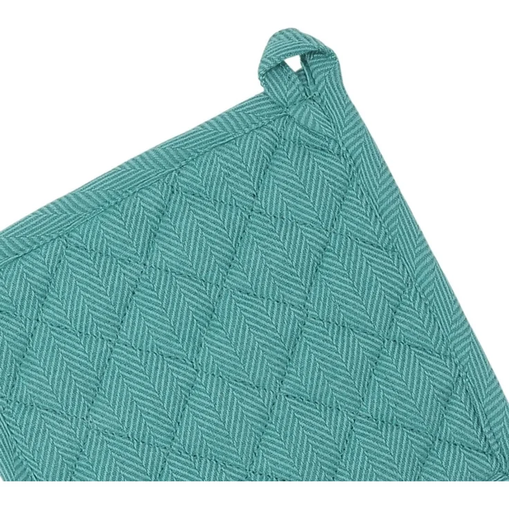 gws Hitzebeständige Topflappen 1 Paar Blumen – Safran 20 x 20 cm 100 Prozent Baumwolle OEKO TEX Standard 100 rutschfest waschbar : Blumen - Safran : Topflappen – Bild 6