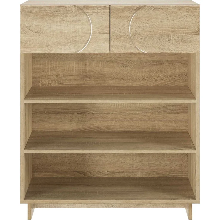 vidaXL Schuhschrank 73 x 38 x 87,5 cm Holzwerkstoff Sonoma-Eiche 8011659 – Bild 4