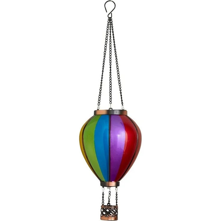 Northpoint LED Gartenleuchte Heißluftballon Windlicht Außenbereich Garten – Bild 5