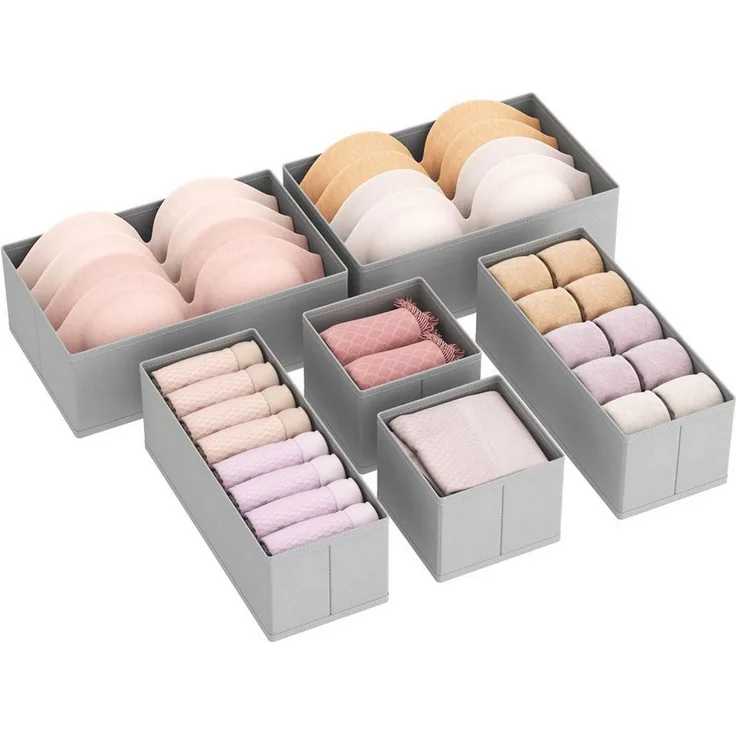 Lifewit Aufbewahrungsdose Schubladen Organizer, Schrank Schubladen Ordnungssystem (6 St)