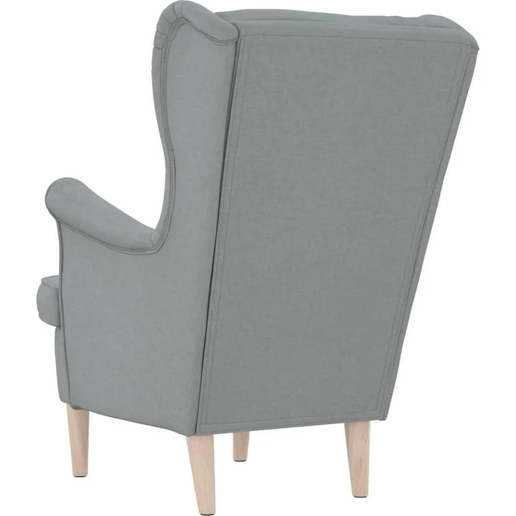 vidaXL Sessel Hellgrau 74x84x100 cm Stoff 4016895 – Bild 6