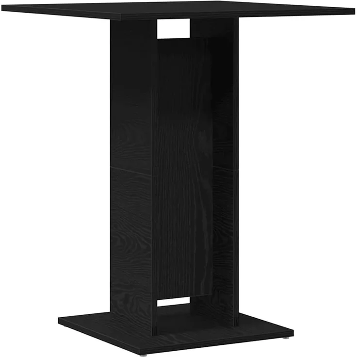 vidaXL Bistrotisch Schwarze Eiche 60x60x75 cm Holzwerkstoff 862494