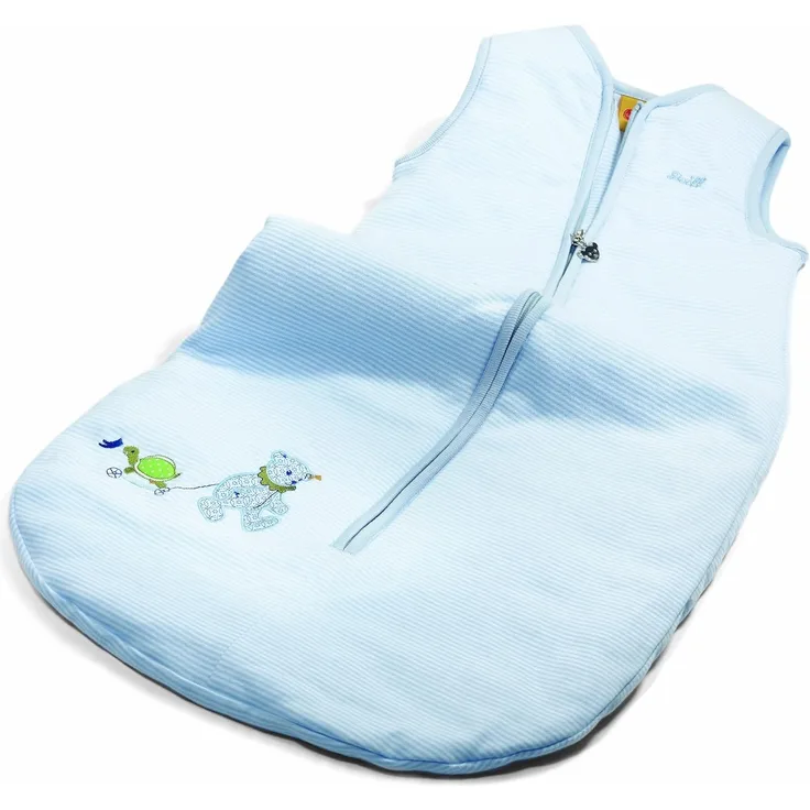 STEIFF 238291 - Teddybär Schlafsack, hellblau