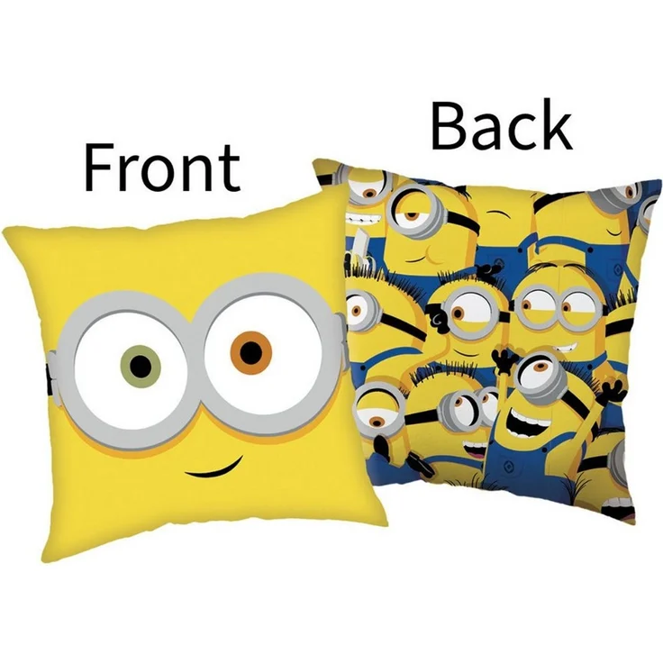 Minions Watch me Dekokissen Kissen 40x40 cm Bob Gelb – Bild 4
