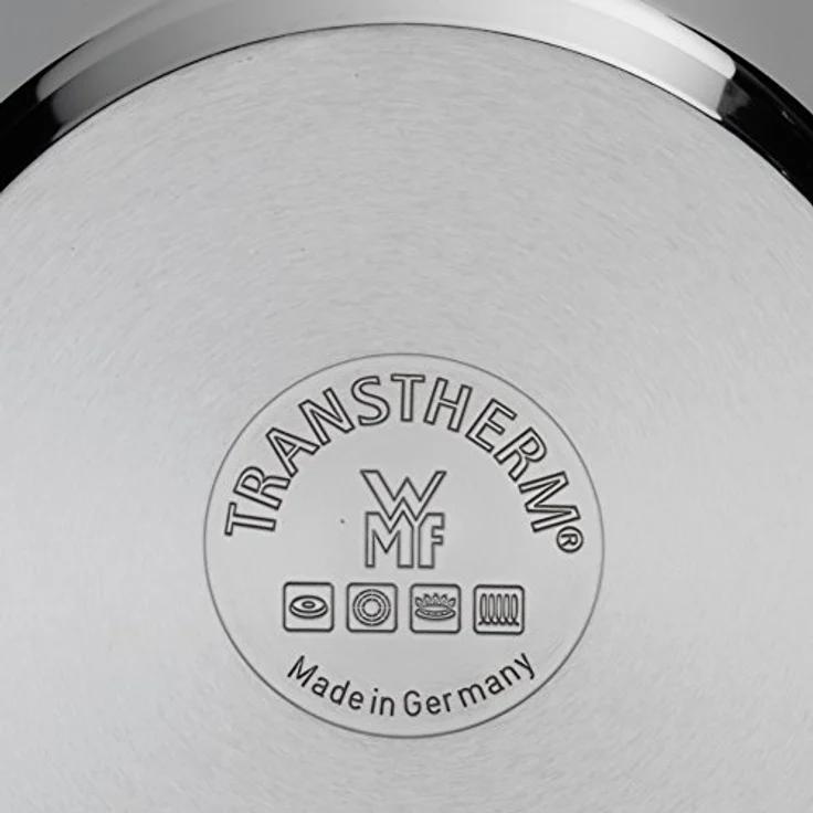 WMF Gourmet Plus Stielkasserolle 20cm, kleiner Topf mit Metalldeckel mit Dampföffnung, Kochtopf klein 2,5l, Induktion, Cromargan Edelstahl mattiert, Innenskalierung – Bild 5