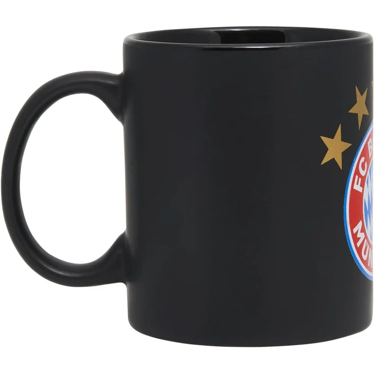 FC Bayern München Tasse FC Bayern München Tasse Logo I Schwarz I 0,3 l, Keramik – Bild 4