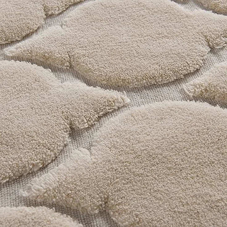 WELL HOME MOBILIARIO & DECORACIÓN Badteppich Set 2-teilig beige – Bild 4