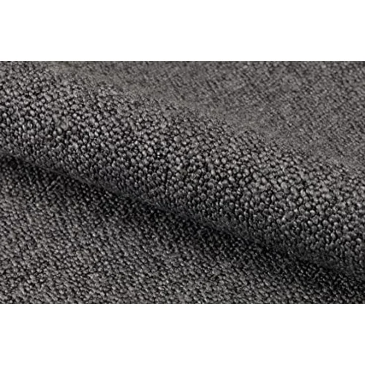 MID.YOU Barhocker Anthrazit, drehbar und höhenverstellbar, Textilbezug, 57x63-84x53 cm, Fußstütze, modernes Metallgestell – Bild 8