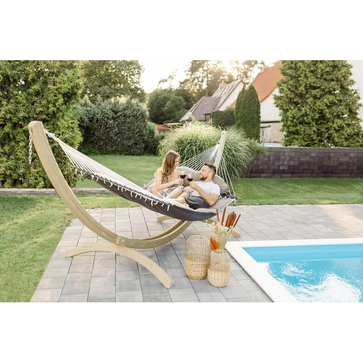 Hängematte Fat Hammock taupe – Bild 2