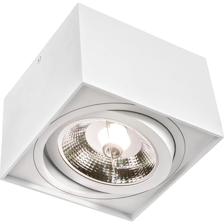 Deckenspots weiß D-145mm AR111 GU10 schwenkbar IP20 quadratisch – Bild 4