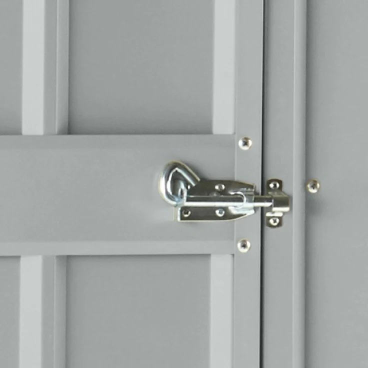 Globel Gerätehaus "Wand-Zierde Lean To 56, silber metallic – Bild 6