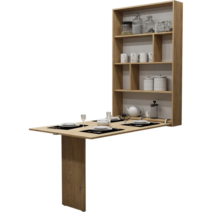 Wandtisch Albi (Farbe: Eiche Cremona)