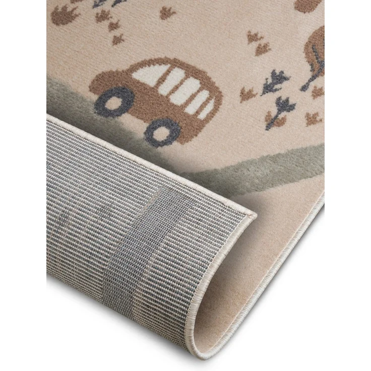 Hanse Home Adventures Kinderteppich - Tier Dschungel Spielteppich Straße Straßenteppich Teppich Junge Mädchen für Kinderzimmer, Spielteppich, Jugendzimmer, Wohnzimmer - Braun Grau, 120x170 cm – Bild 3