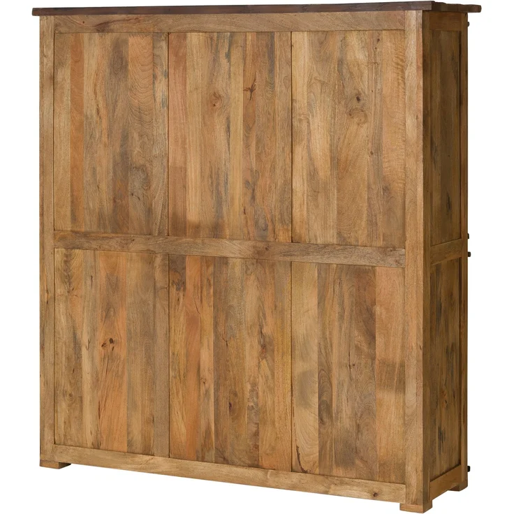 Highboard Mango / Altholz 150x45x160 natur lackiert RAILWAY LIMITED #125 – Bild 8