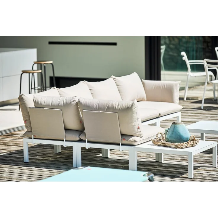 Outdoor Couchtisch Fiam DOMINO, 70 x 70 x 28 cm, taupe – Bild 3