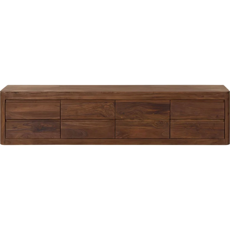 TV-Board Sheesham 220 x 40 x 50 smoked cherry gebeizt TORONTO #166 – Bild 6