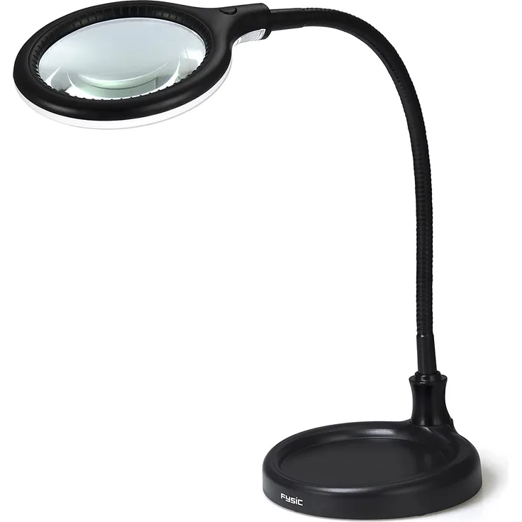 Fysic LED-Lupen-Tischlampe FL-25LED 1,75x Schwarz