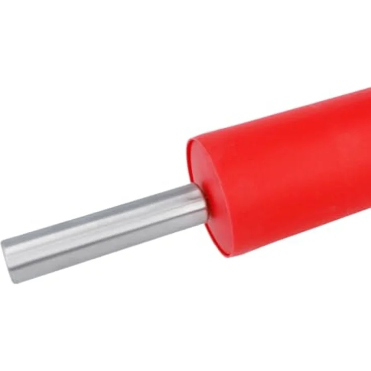 EUROHOME Teigroller Ausrollholz mit Silikonmantel und Edelstahlgriffen Edelstahl, (1-tlg, Nudelrolle Ø 6,5 cm), Holznudelrolle Teigrolle mit Griff - Teigroller – Bild 5