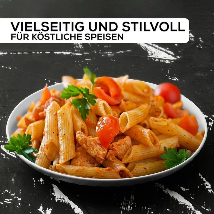 MiaMio Tafelservice Palmanova für 6 Personen, Weiß (24-tlg), 6 Personen, Keramik – Bild 4