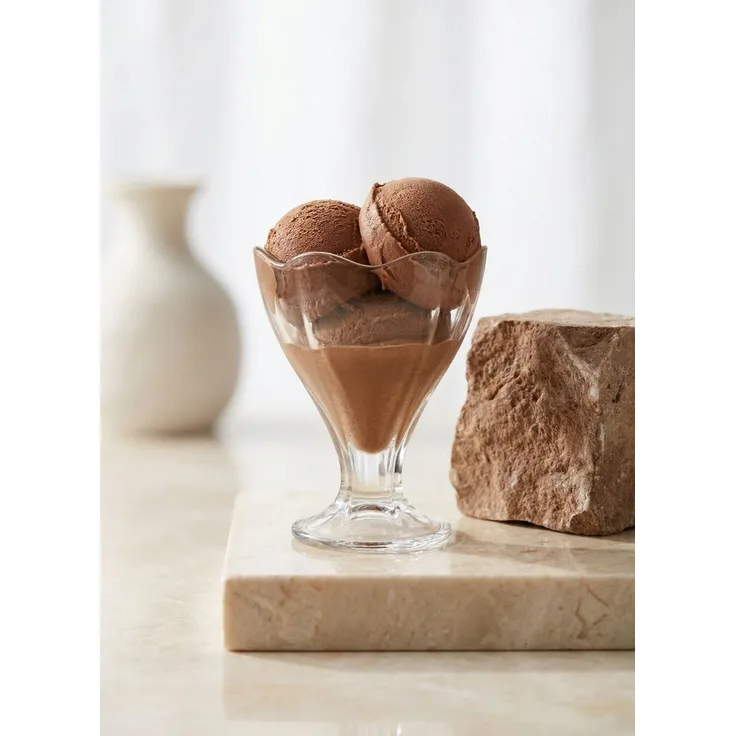 Hermia Concept 'LV-LIL425A' Eisbecher-Set aus Glas (3-teilig), Transparent, 10 x 10 x 12,7 cm, 250 ml