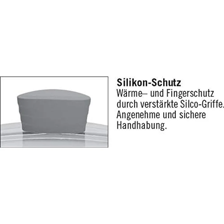 GSW Topf-Set Bolero, Aluminiumguss (Set, 8-tlg, Kochtopf 16/20/24 cm, Stielkasserolle 18 cm), Induktion – Bild 3