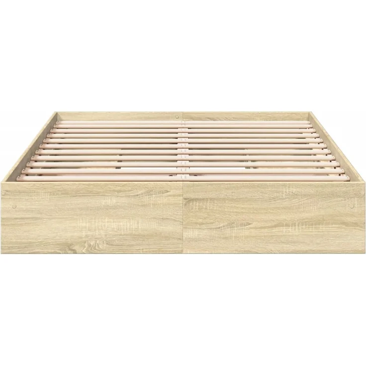 vidaXL Bettgestell mit Schubladen Sonoma-Eiche 160x200cm Holzwerkstoff 3280645 – Bild 4