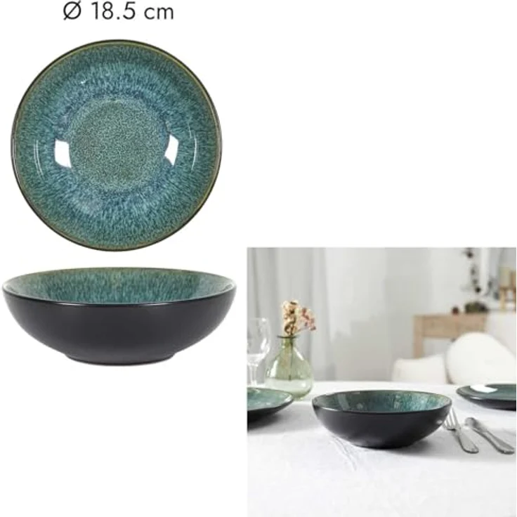 HOME DECO FACTORY Laterne Metall für Draußen 40 cm Schwarz – Bild 4