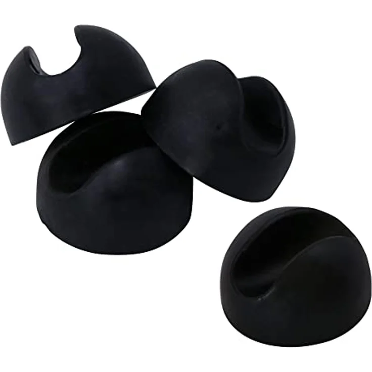 4x Fußbodenschoner für 12mm Hairpin Legs - Schwarz – Bild 1