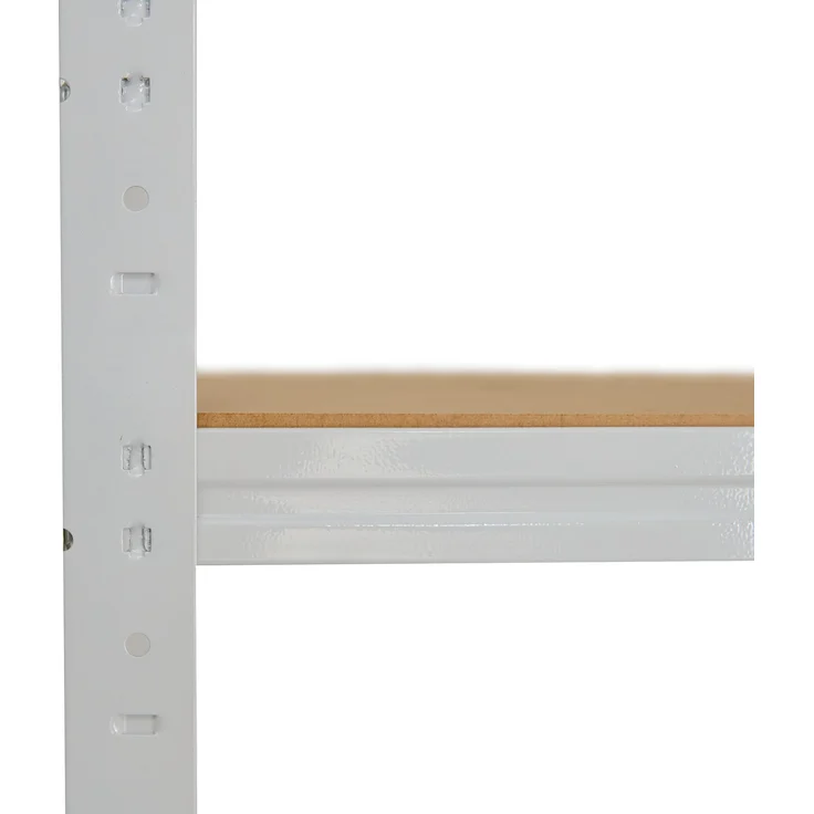 shelfplaza OFFICE 200x100x60 cm Schwerlastregal in lichtgrau mit 6 Böden und 145 kg Traglast pro Boden – Bild 3