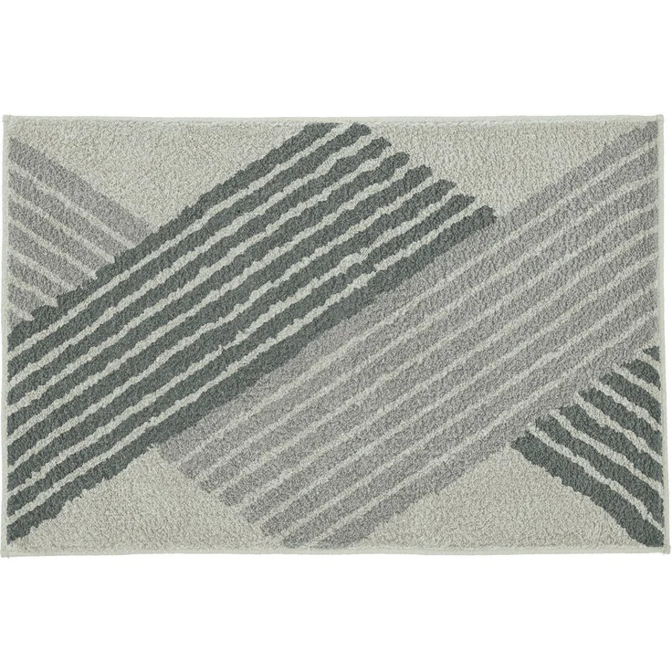 Kleine Wolke Badteppich, Cross Anthrazit, 80x140 cm – Bild 2