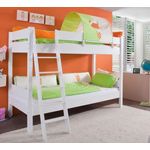 Relita 'Stefan' Etagenbett weiß inkl. Matratzen und Tunnel 'Indianer'