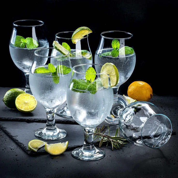KADAX 6x Gläser für Bier und Gin Tonic Drinks 570ml Gläserset – Bild 7