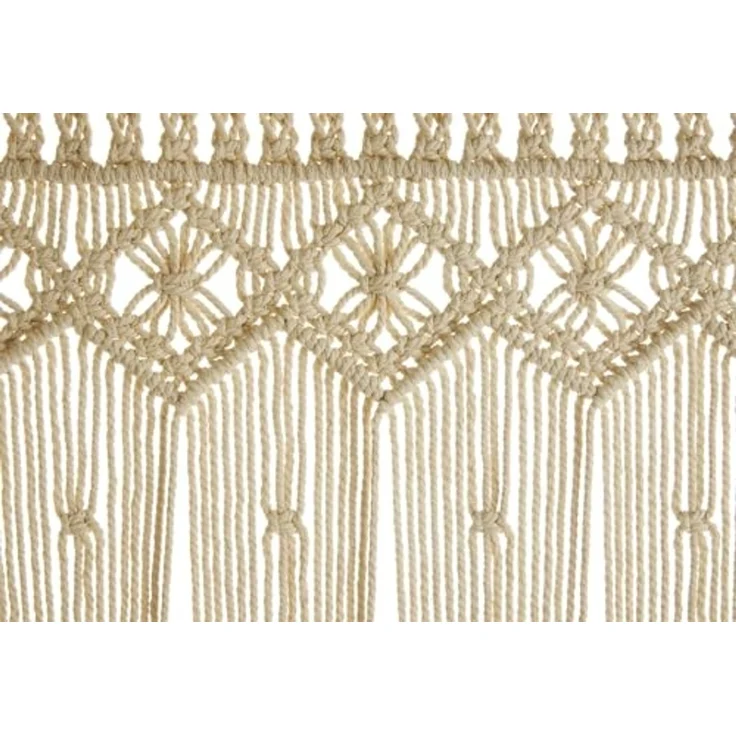Kobolo Türvorhang Vorhang Instektenschutz LACE beige 132 Stränge 95x210cm (1 St), Schlaufen – Bild 5