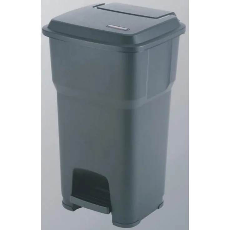 Vileda Abfallbehälter Hera mit Pedal 60l schwarz