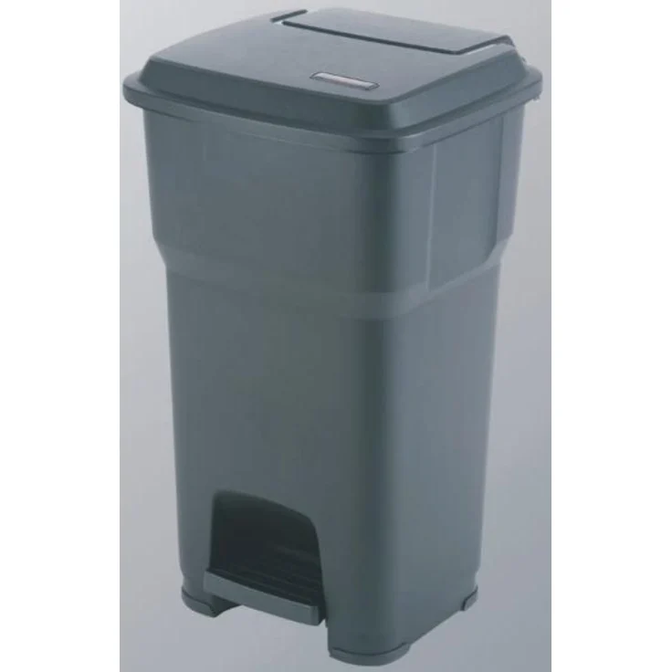 Vileda Abfallbehälter Hera mit Pedal 60l schwarz