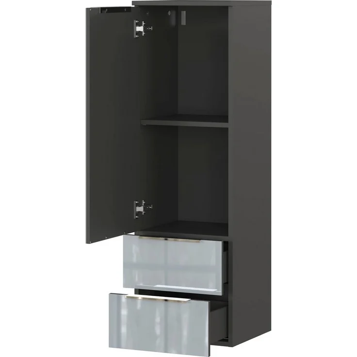 GERMANIA Midischrank Vasio Schrank mit 2 Schubladen, einer Tür und verstellbarem Einlegeboden – Bild 3