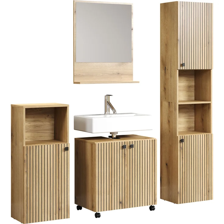 Badmöbel Set Bliss in Evoke Eiche 160 cm – Bild 2