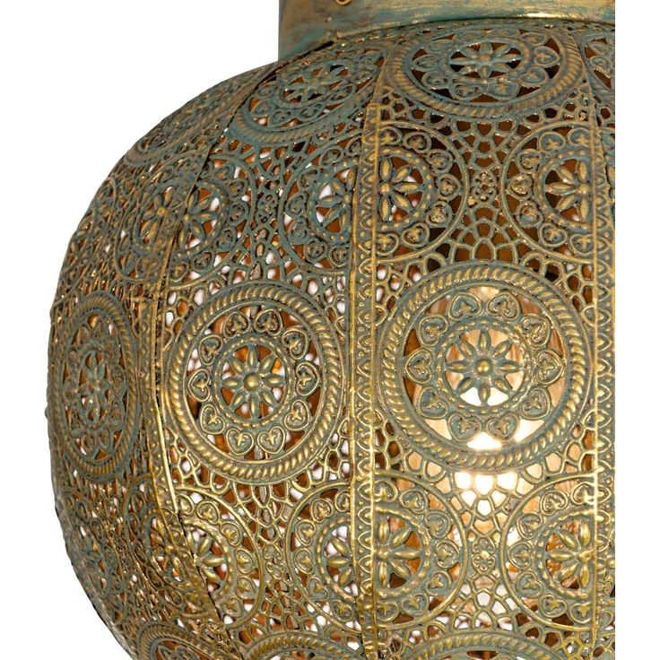 Qazqa Deckenleuchte Baloo, ohne Leuchtmittel, E27, Grün, Orientalisch, Stahl, 1-flammig – Bild 3