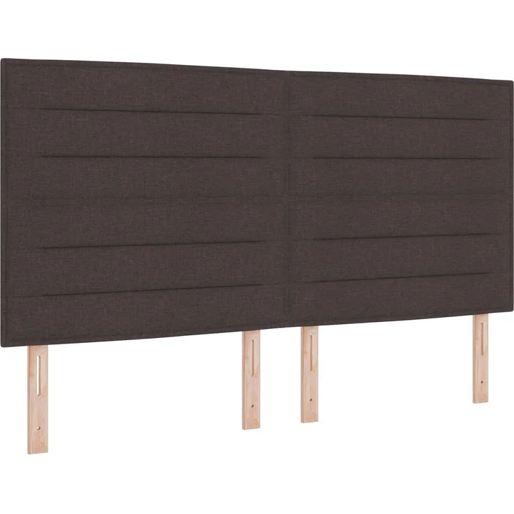 vidaXL Ottoman Bett mit Matratze Dunkelbraun 180 x 200 cm Stoff 3457428 – Bild 4